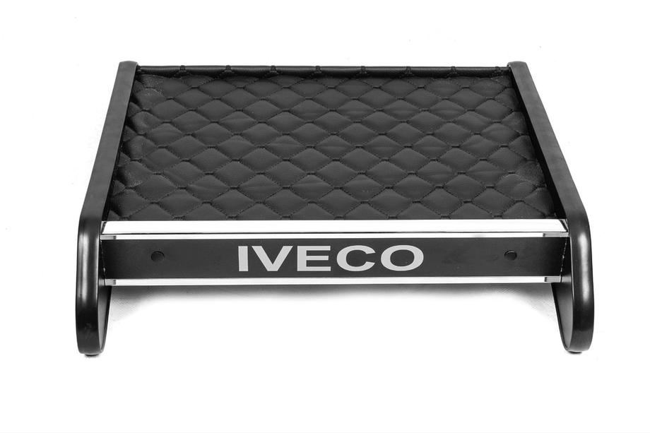 Iveco Daily 2006-2014 Dashboard Shelf (Black with Black Stitching) Photo 2