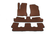 Citroen C-4 Picasso 2006-2013 EVA Floor Mats (3 Rows, Brown) photo 1