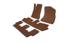 Citroen C-4 Picasso 2006-2013 EVA Floor Mats (3 Rows, Brown) photo 2
