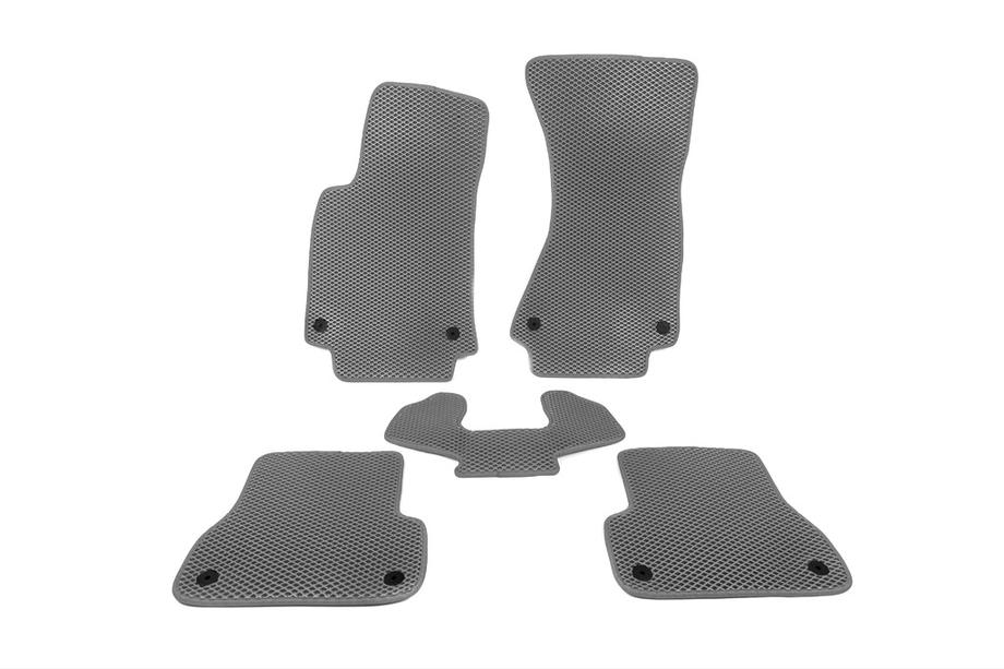 Audi A6 C7 2011-2017 EVA Floor Mats (Gray) Image