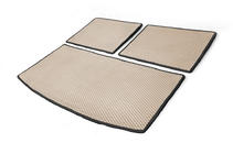 Audi Q7 2005-2015 Trunk mat 3-piece (EVA, beige) (7 seats) photo 2