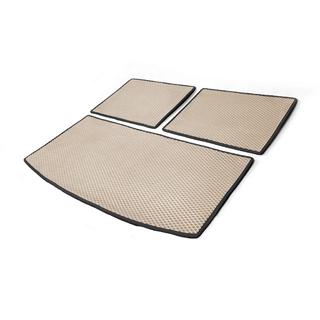 Trunk mat 3-piece (EVA, beige) (7 seats) Audi Q7 2005-2015 photo 2