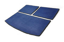Audi Q7 2005-2015 Trunk mat 3-piece (EVA, blue) (7 seats) photo 2