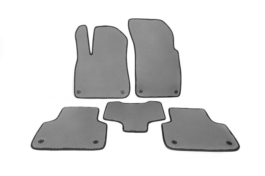 Audi Q7 2015–2026 EVA Floor Mats (Gray) Image