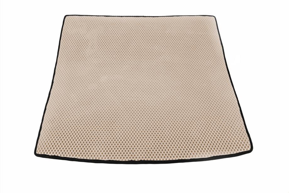 Audi Q7 2005-2015 Trunk Mat (EVA, Beige) (5 Seats) Image
