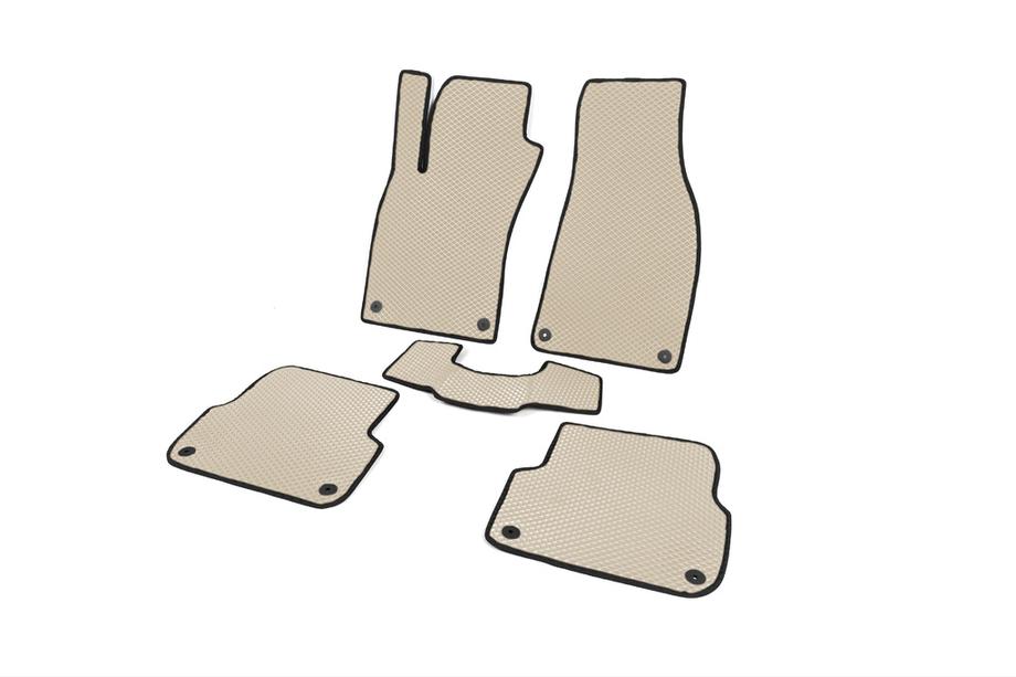 Audi A6 C6 2004-2011 EVA floor mats (beige, sedan) Image