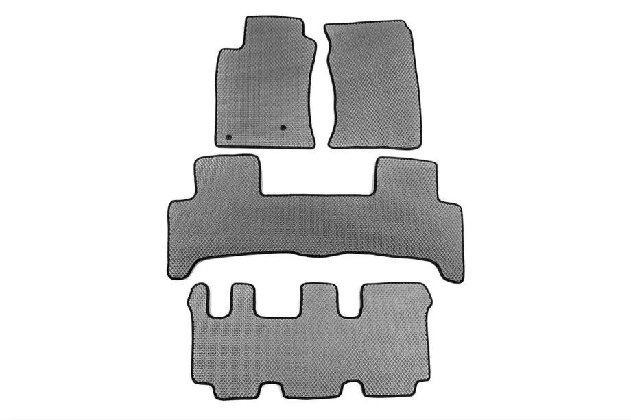 Toyota Land Cruiser Prado 120 2002-2009 EVA Floor Mats (3 Rows, Gray) Image
