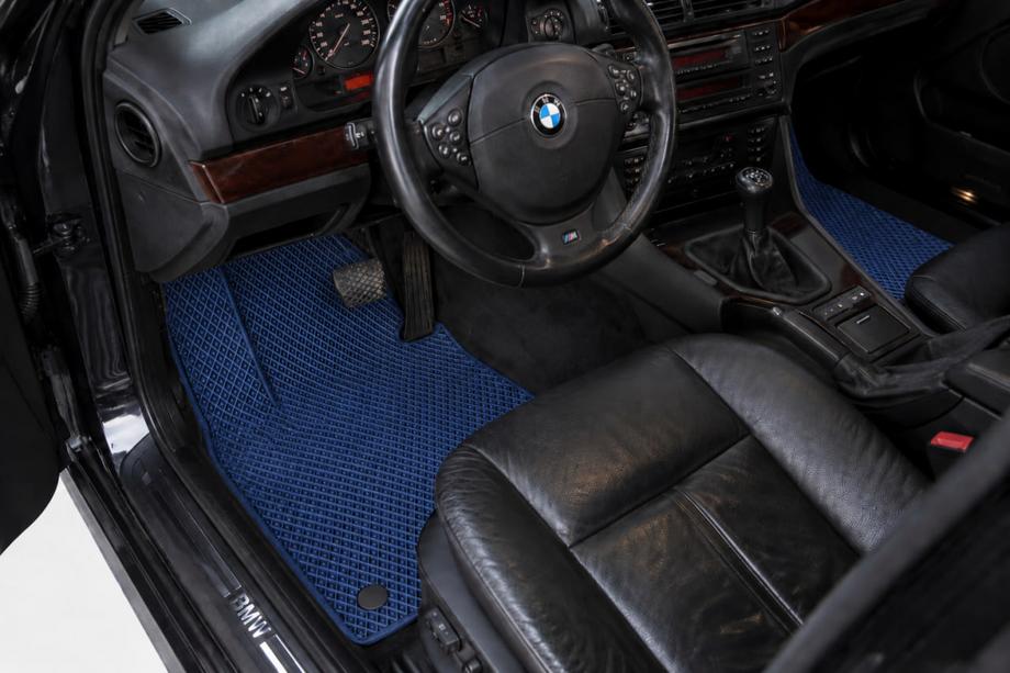 BMW 5 Series E39 1996-2003 EVA Floor Mats (Blue) Image