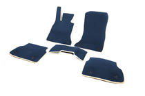 BMW 7 Series F01/F02 2008-2015 EVA Floor Mats (for F02, Blue) photo 5