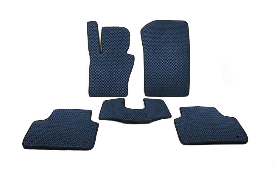 BMW X3 E83 2003-2010 EVA Floor Mats (Blue) Image