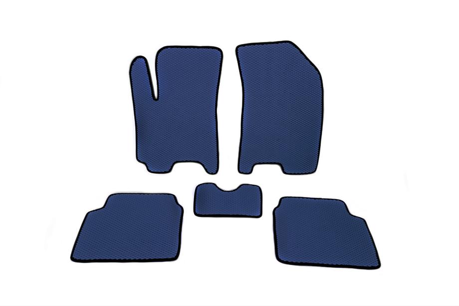 Chevrolet Aveo T200 2002-2008 EVA Floor Mats (Blue) Image