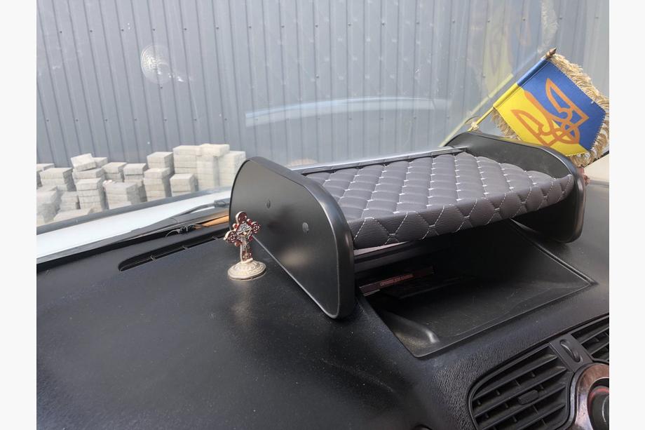 Renault Kangoo 2008–2020 Dashboard Shelf (Gray with Gray Stitching) Image