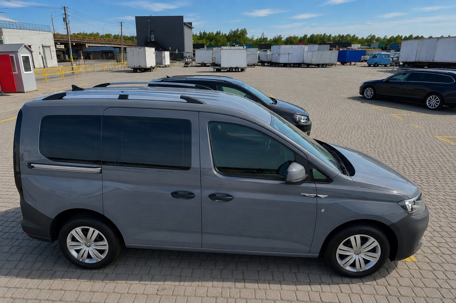 Volkswagen Caddy 2020- Roof Rails Skyport GREY Maxi Base Photo 8