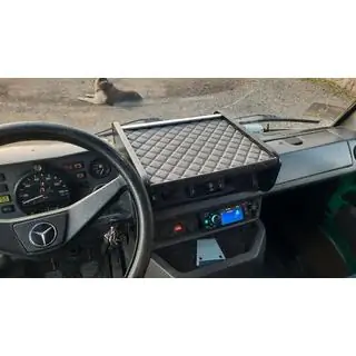 Dashboard Shelf (Gray with Gray Stitching)