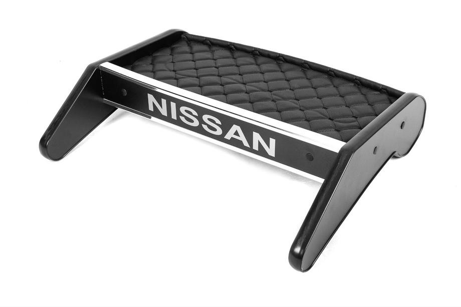 Nissan Primastar 2002-2014 Dashboard Shelf (2010-2014, Black with Black Stitching) Image