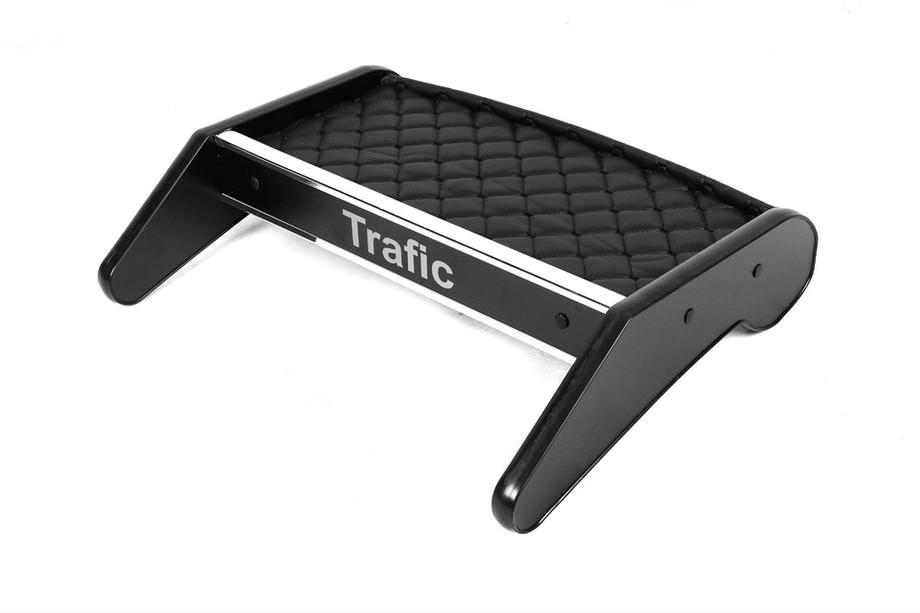 Renault Trafic 2001–2015 Dashboard Shelf (2010-2014, Black with Black Stitching) Image