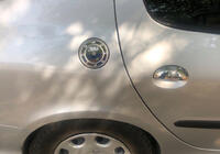 Peugeot 206 1998-2024 Chrome Fuel Tank Cap Cover (Stainless Steel) photo 2