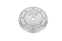 Peugeot 206 1998-2024 Chrome Fuel Tank Cap Cover (Stainless Steel) photo 1