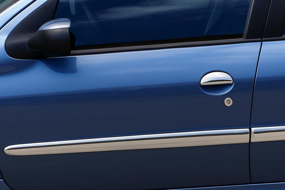 Peugeot 206 1998-2024 Door Mouldings Stainless Steel (4 pcs) Image