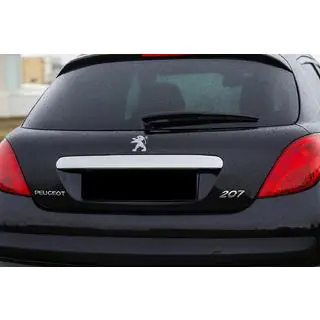 Chrome trim above license plate (stainless steel) photo 1