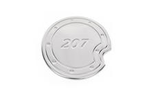 Peugeot 207 2006–2014 Chrome Fuel Tank Cap Cover (Stainless Steel) photo 1