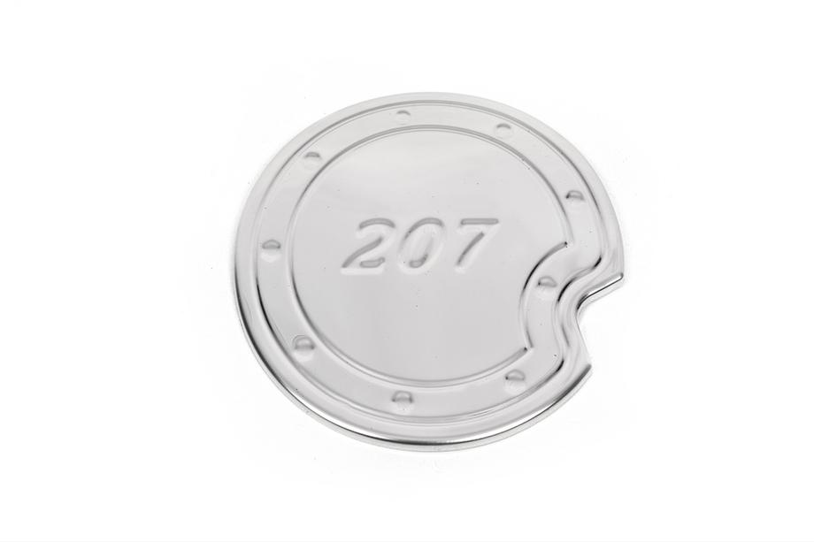 Peugeot 207 2006–2014 Chrome Fuel Tank Cap Cover (Stainless Steel) Image