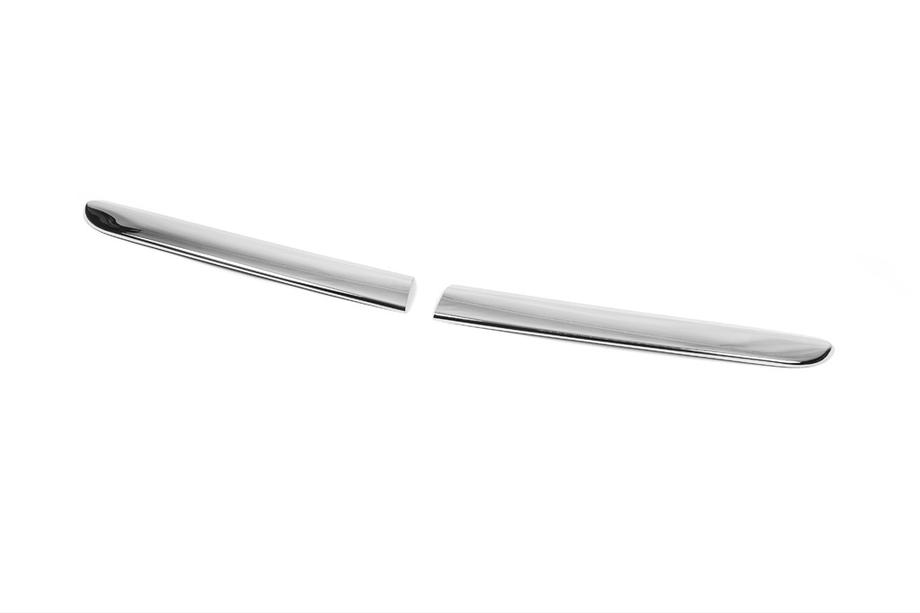 Peugeot 307 2001-2008 Chrome Grille Covers (2001-2005, 2 pcs, stainless steel) Photo 3