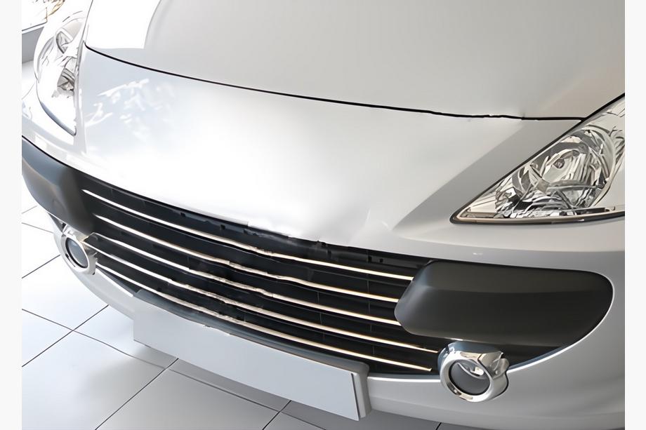 Peugeot 307 2001-2008 Chrome Grille Covers (2005-2008, 5 pcs, Stainless Steel) Image