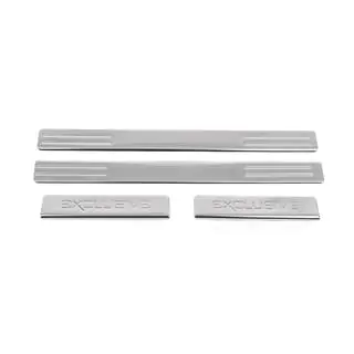 Door Sill Protectors (Omsa Exclusive, 4 pcs, Stainless Steel) photo 2