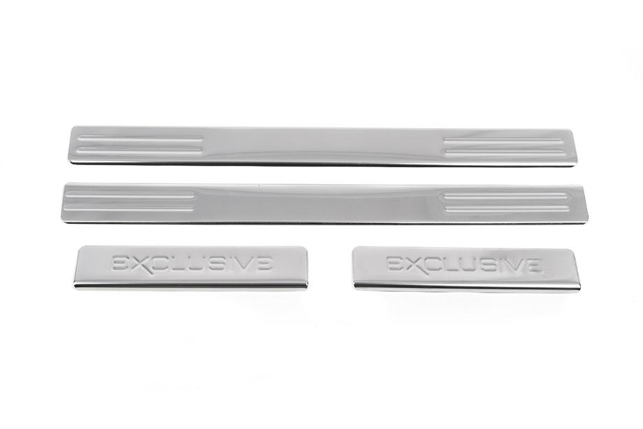 Door Sill Protectors (Omsa Exclusive, 4 pcs, Stainless Steel) Photo 2