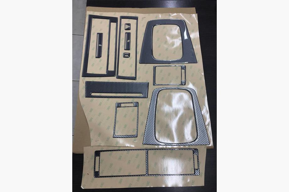 Audi A4 B6 2000-2004 Dashboard Trim Kit (8 pcs, Carbon) Image