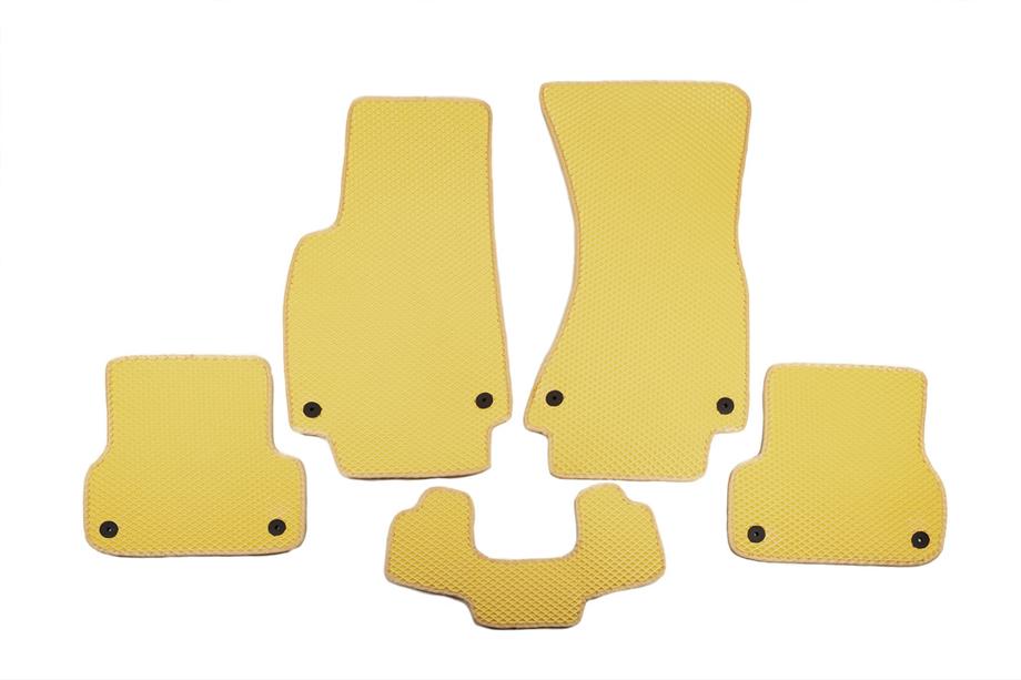 Audi A7 2010-2018 EVA Floor Mats (Beige) Image