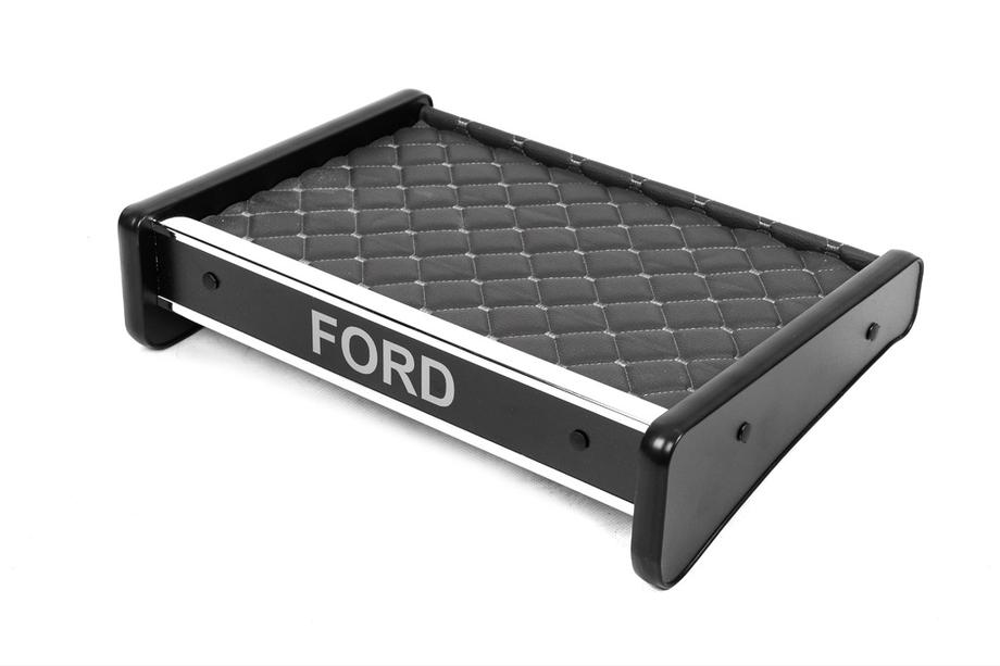 Ford Transit 1991-2000 Dashboard Shelf (Gray with Gray Stitching) Image