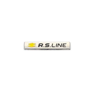 Rear RS emblem (1 pc, stainless steel) Renault Clio V 2019- photo 1