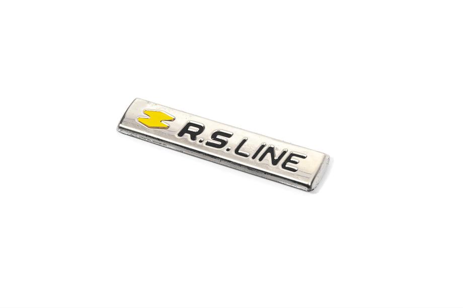 Renault Clio V 2019- Rear RS emblem (1 pc, stainless steel) Photo 2