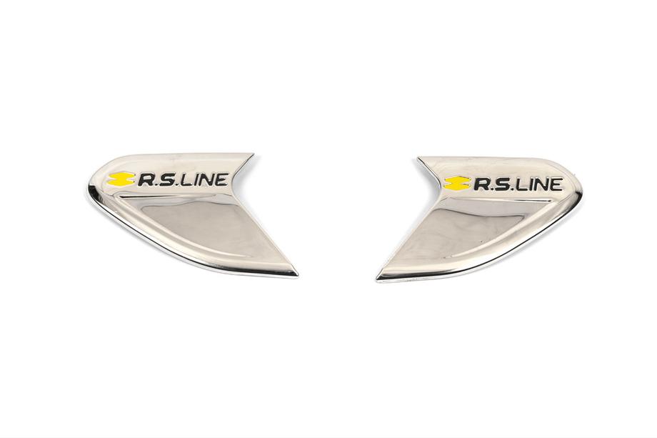 Renault Clio V 2019- Fender trims RS (OmsaLine, 2 pcs, stainless steel) Photo 1