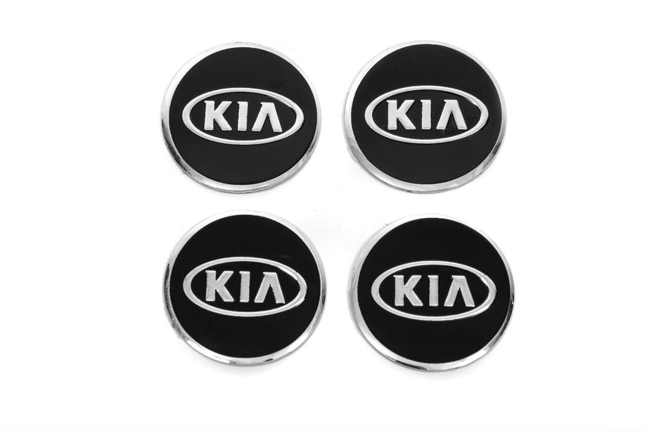 KIA Stickers for wheel center caps V1 60mm (4pcs) Image
