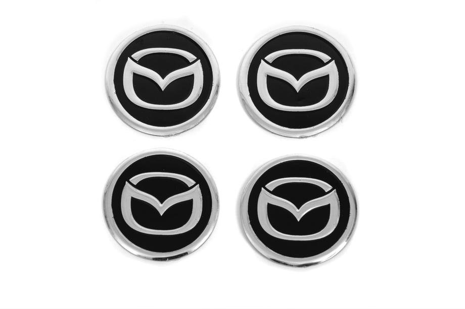 Mazda Stickers for wheel center caps V1 60mm (4pcs) Photo 1