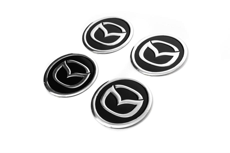 Mazda Stickers for wheel center caps V1 60mm (4pcs) Photo 2