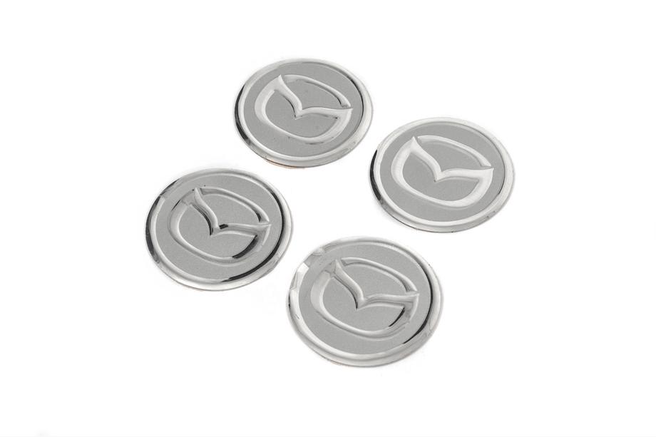 Mazda Stickers for Wheel Center Caps V2 60mm (4pcs) Photo 1