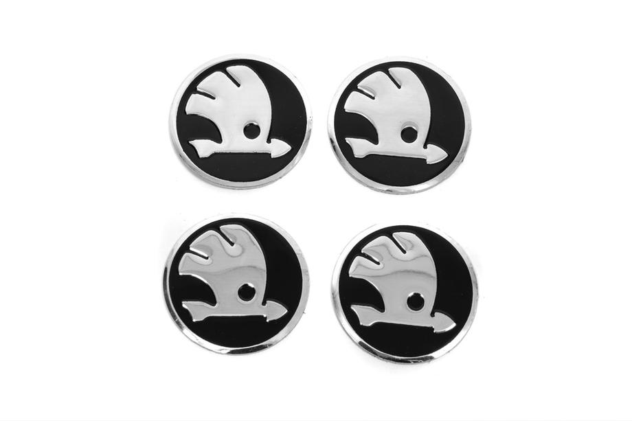 Skoda Stickers for wheel center caps V1 60mm (4pcs) Image