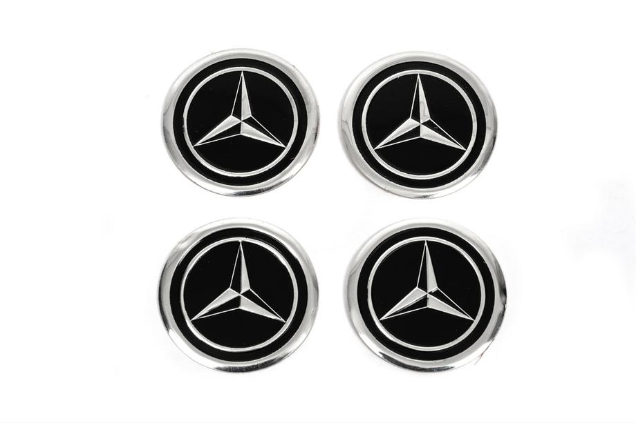 Mercedes-Benz Stickers for wheel center caps V1 60mm (4pcs) Image