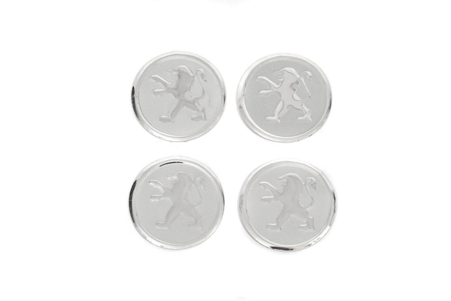 Peugeot Stickers for wheel center caps 60mm pgt-60-n-sr (4pcs) Image