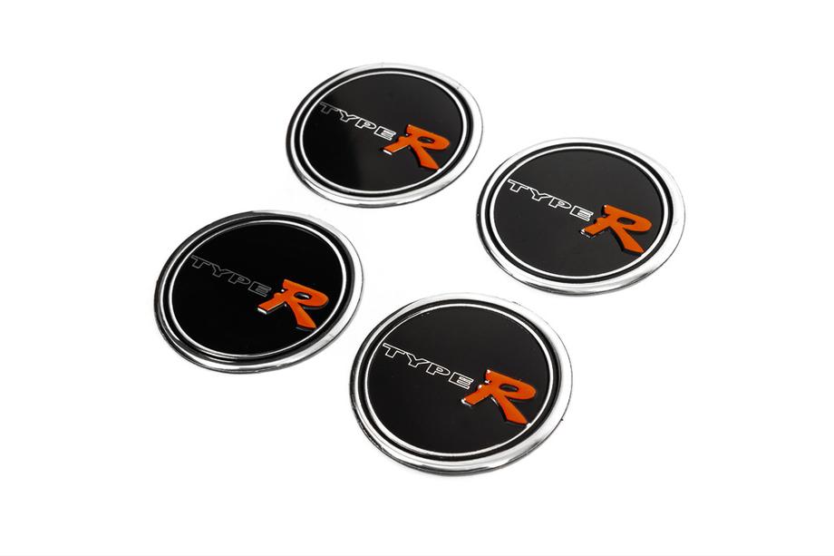 Stickers for wheel center caps TypeR V1 60mm (4pcs) Image