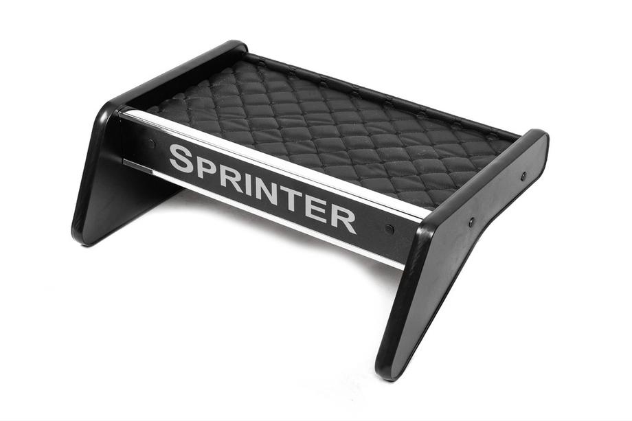 Mercedes Sprinter W901/902/903/904/905 1995–2006 Dashboard shelf (1995-2000, Black with black stitching) Image