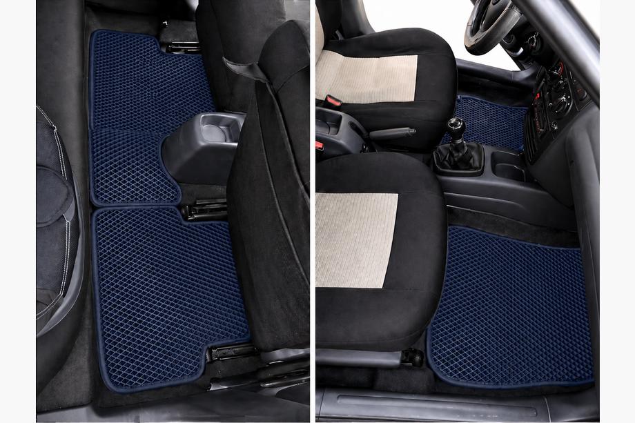 Daewoo Lanos 1998-2017 EVA Floor Mats (Blue) Image