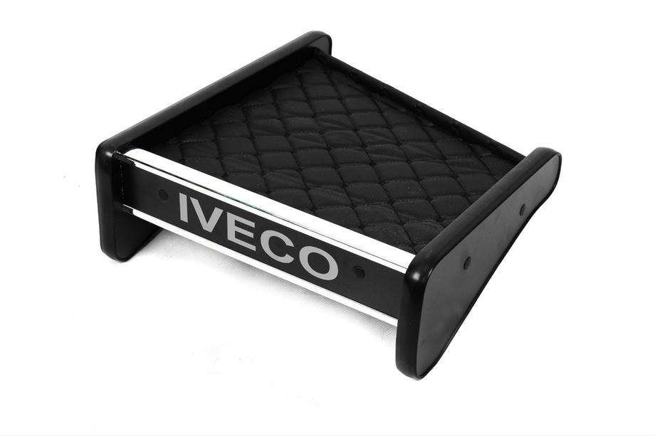 Iveco Daily 1999-2006 Dashboard Shelf (Black with Black Stitching) Image