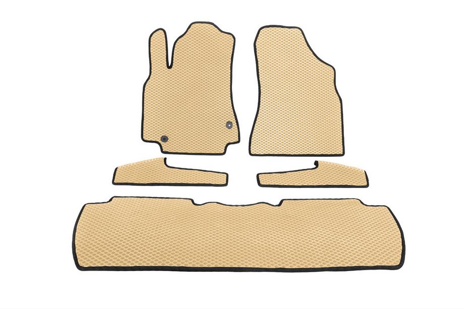 Peugeot Partner Tepee 2008-2018 EVA Floor Mats (Beige) Image
