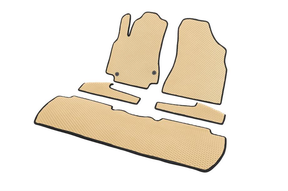 Citroen Berlingo 2008-2018 EVA Floor Mats (Beige) Image