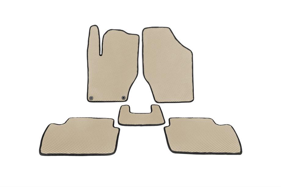 Citroen C-4 2010-2018 EVA Floor Mats (Beige) Image